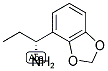 1-(2H-Benzo[d]1,3-dioxolen-4-yl)(1R)propylamine 结构式