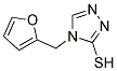 4-(2-FURYLMETHYL)-4H-1,2,4-TRIAZOLE-3-THIOL 结构式