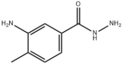3-氨基-4-甲基苯甲酰肼 结构式