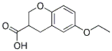 6-ETHOXYCHROMANE-3-CARBOXYLIC ACID 结构式