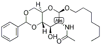 HEPT-1-YL 2-ACETAMIDO-4,6-O-BENZYLIDENE-2-DEOXY-BETA-D-GLUCOPYRANOSIDE 结构式