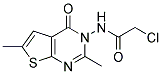 2-CHLORO-N-(2,6-DIMETHYL-4-OXO-4H-THIENO[2,3-D]PYRIMIDIN-3-YL)-ACETAMIDE 结构式