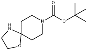 叔-丁基1-恶-4,8-二氮杂螺[4.5]癸烷-8-羧酸酯 结构式