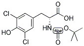 (R)-2-TERT-BUTOXYCARBONYLAMINO-3-(3,5-DICHLORO-4-HYDROXY-PHENYL)-PROPIONIC ACID 结构式