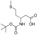 3-TERT-BUTOXYCARBONYLAMINO-5-METHYLSULFANYL-PENTANOIC ACID 结构式
