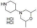 2,6-DIMETHYL-4-PIPERIDIN-4-YL-MORPHOLINE DIHYDROCHLORIDE 结构式