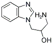 1-AMINO-3-BENZOIMIDAZOL-1-YL-PROPAN-2-OL 结构式