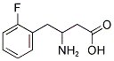 3-AMINO-4-(2-FLUOROPHENYL)BUTANOIC ACID 结构式