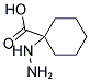 1-Hydrazino-cyclohexanecarboxylic acid 结构式