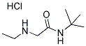 N-(TERT-BUTYL)-2-(ETHYLAMINO)ACETAMIDE HYDROCHLORIDE 结构式