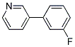 3-(3-FLUORO-PHENYL)-PYRIDINE 结构式