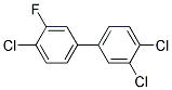 3'-FLUORO-3,4,4'-TRICHLOROBIPHENYL 结构式