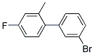 3-BROMO-4'-FLUORO-2'-METHYLBIPHENYL 结构式