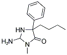 2-AMINO-5-BUTYL-3-METHYL-5-PHENYL-IMIDAZOLIDIN-4-ONE 结构式