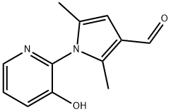 1-(3-羟基吡啶-2-基)-2,5-二甲基-1H-吡咯-3-甲醛 结构式