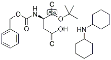 N-ALPHA-CARBOBENZOXY-D-ASPARTIC ACID ALPHA-T-BUTYL ESTER DICYCLOHEXYLAMONIUM SALT 结构式