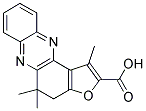 1,5,5-TRIMETHYL-4,5-DIHYDROFURO[3,2-A]PHENAZINE-2-CARBOXYLIC ACID 结构式