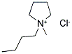 1-BUTYL-1-METHYLPYRROLIDINIUM CHLORIDE 结构式