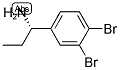 (1S)-1-(3,4-Dibromophenyl)propylamine 结构式