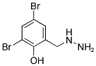 3,5-DIBROMO-2-HYDROXY-BENZYL-HYDRAZINE 结构式