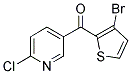 2-CHLORO-5-(3-BROMO-2-THENOYL)PYRIDINE 结构式