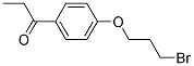 1-[4-(3-BROMO-PROPOXY)-PHENYL]-PROPAN-1-ONE 结构式