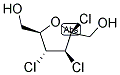 2,3,4-TRICHLORO-2,3,4-TRIDEOXY FRUCTOSE 结构式