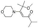 6-METHOXY-2,6-DIMETHYL-5-MORPHOLIN-4-YL-HEPT-4-EN-3-ONE 结构式