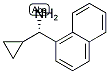 (1S)CYCLOPROPYLNAPHTHYLMETHYLAMINE 结构式