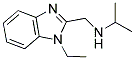 (1-ETHYL-1H-BENZOIMIDAZOL-2-YLMETHYL)-ISOPROPYL-AMINE 结构式