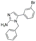 1-BENZYL-5-(3-BROMO-PHENYL)-1H-IMIDAZOL-2-YLAMINE 结构式
