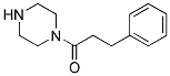 1-(3-PHENYLPROPANOYL)PIPERAZINE 结构式