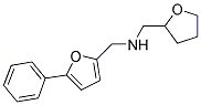 1-(5-PHENYL-2-FURYL)-N-(TETRAHYDROFURAN-2-YLMETHYL)METHANAMINE 结构式