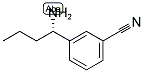 3-((1S)-1-AMINOBUTYL)BENZENECARBONITRILE 结构式