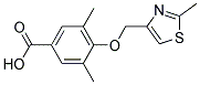 3,5-DIMETHYL-4-[(2-METHYL-1,3-THIAZOL-4-YL)METHOXY]BENZOIC ACID 结构式