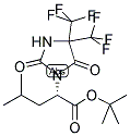 TERT-BUTYL (2S)-2-[2,5-DIOXO-4,4-BIS(TRIFLUOROMETHYL)IMIDAZOLIDIN-1-YL]-4-METHYLPENTANOATE 结构式