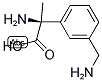 (2S)-2-AMINO-2-[3-(AMINOMETHYL)PHENYL]PROPANOIC ACID 结构式