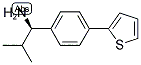 (1R)-2-Methyl-1-(4-(2-thienyl)phenyl)propylamine 结构式