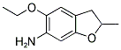 5-乙氧基-2-甲基-2,3-二氢-1-苯呋喃-6-胺 结构式