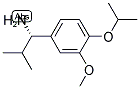 (1S)-1-[3-METHOXY-4-(METHYLETHOXY)PHENYL]-2-METHYLPROPYLAMINE 结构式