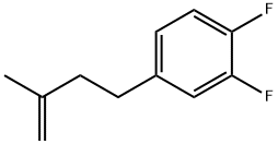 4-(3,4-DIFLUOROPHENYL)-2-METHYL-1-BUTENE 结构式