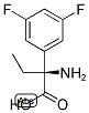 (2S)-2-AMINO-2-(3,5-DIFLUOROPHENYL)BUTANOIC ACID 结构式