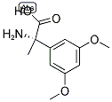 (2S)-2-AMINO-2-(3,5-DIMETHOXYPHENYL)PROPANOIC ACID 结构式