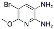 5-Bromo-6-methoxypyridine-2,3-diamine 结构式
