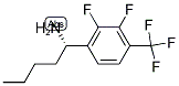 (1S)-1-[2,3-DIFLUORO-4-(TRIFLUOROMETHYL)PHENYL]PENTYLAMINE 结构式