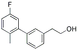 3-(3-FLUORO-6-METHYLPHENYL)PHENETHYL ALCOHOL 结构式