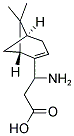 3-Amino-3-(6,6-dimethyl-bicyclo[3.1.1]hept-2-en-2-yl)-propionic acid 结构式