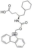 FMOC-(S)-4-AMINO-5-CYCLOHEXYL PENTANOIC ACID 结构式