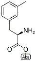 METHYL (2R)-2-AMINO-3-(3-METHYLPHENYL)PROPANOATE 结构式