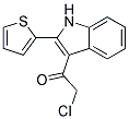 2-CHLORO-1-(2-THIEN-2-YL-1H-INDOL-3-YL)ETHANONE 结构式